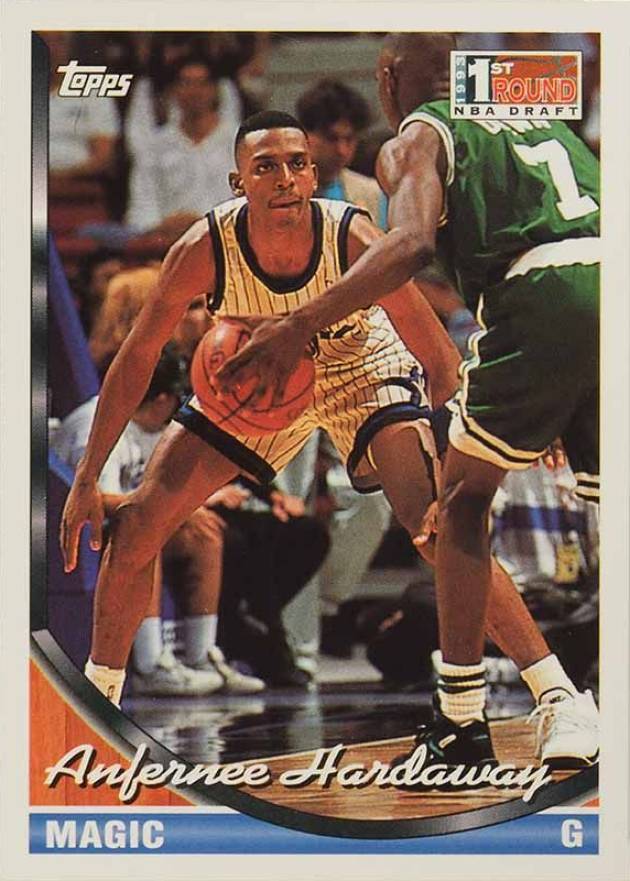 1993 Topps Anfernee Hardaway #334 Basketball Card