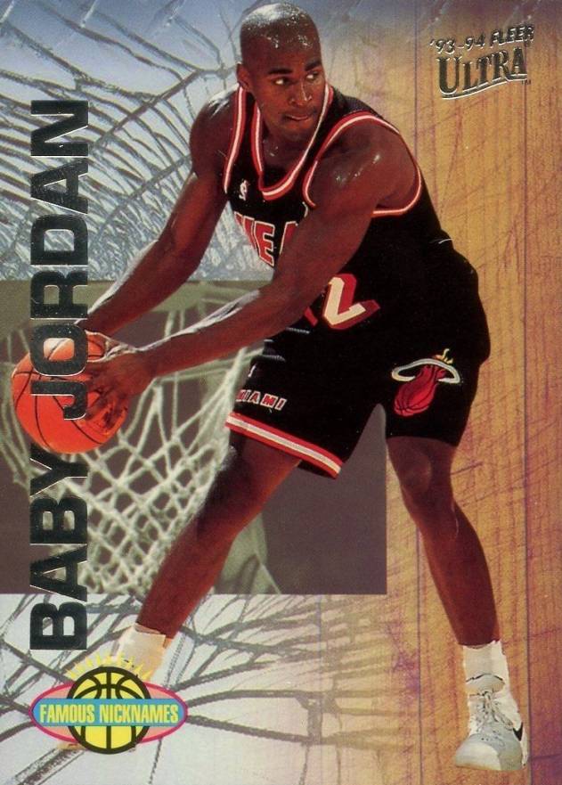 Harold Miner Baby Jordan 1992-93 Ultra All Rookies #5 Miami Heat