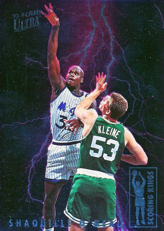 1993 Ultra Scoring Kings Shaquille O'Neal #8 Basketball Card