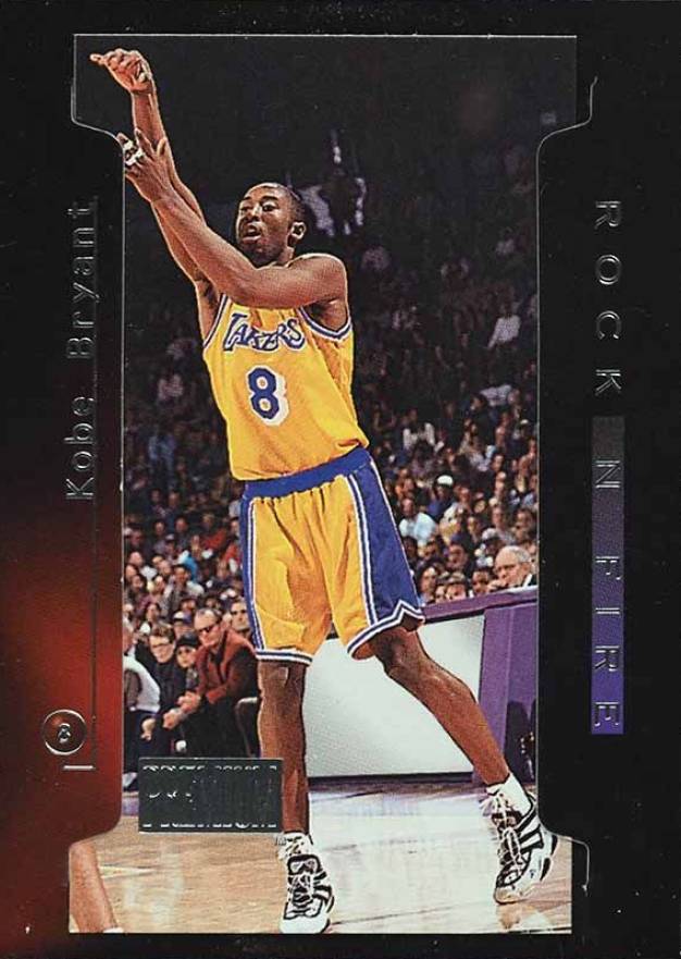1997 SkyBox Premium Rock n' Fire Kobe Bryant #2 Basketball Card