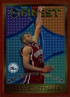 1995 Finest Jerry Stackhouse #113 Basketball Card