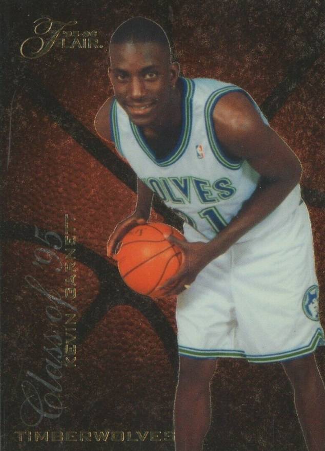 1995 Flair Class of 95 Kevin Garnett #R-2 Basketball Card