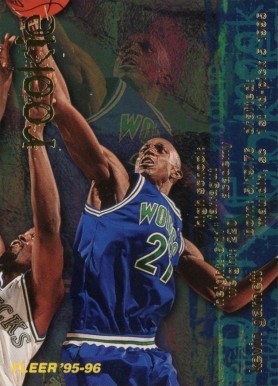 1995 Fleer Kevin Garnett #293 Basketball Card