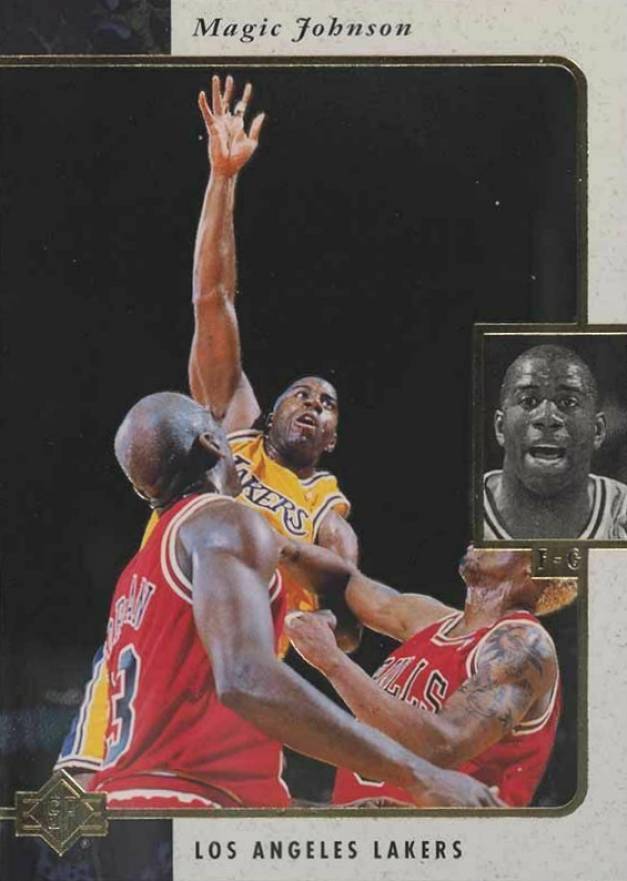 1995 SP Magic Johnson #66 Basketball Card