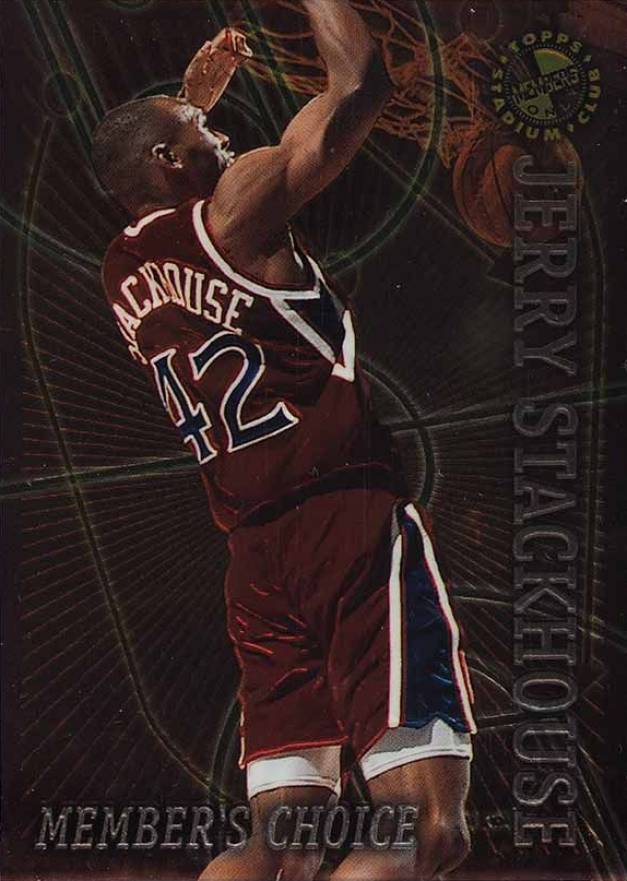 1995 Stadium Club Members Only 50 Jerry Stackhouse/Finest #46 Basketball Card