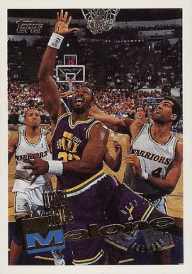 1995 Topps Karl Malone #32 Basketball Card