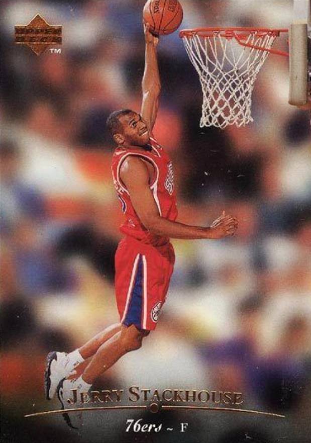 1995 Upper Deck Jerry Stackhouse #133 Basketball Card