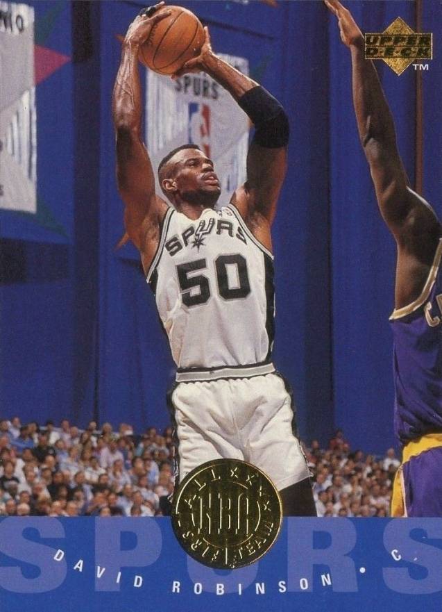 1995 Upper Deck David Robinson #168 Basketball Card