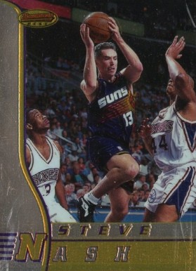 1996 Bowman's Best Rookie Steve Nash #R18 Basketball Card