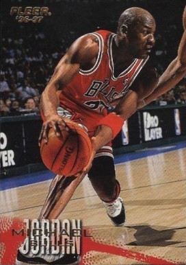 1996 Fleer Michael Jordan #13 Basketball Card