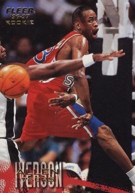 1996 Fleer Allen Iverson #235 Basketball Card
