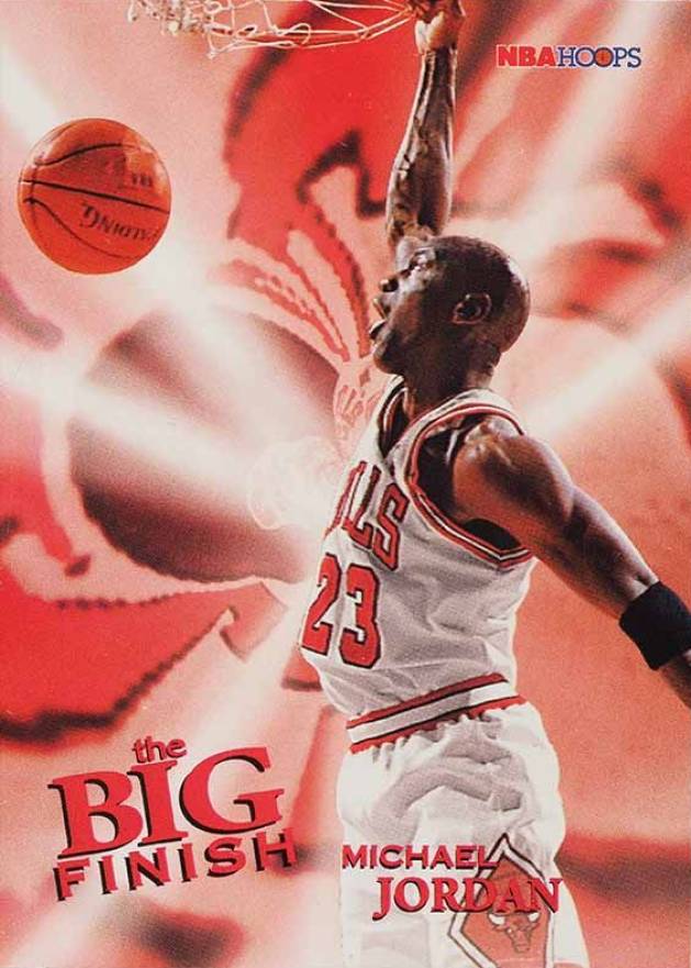 1996 Hoops Michael Jordan #176 Basketball Card
