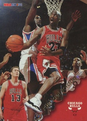 1996 Hoops Michael Jordan #20 Basketball Card