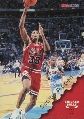1996 Hoops Scottie Pippen #24 Basketball Card