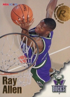 1996 Hoops Ray Allen #279 Basketball Card