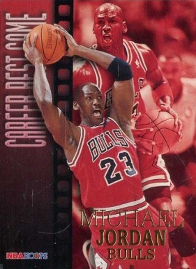 1996 Hoops Michael Jordan #335 Basketball Card
