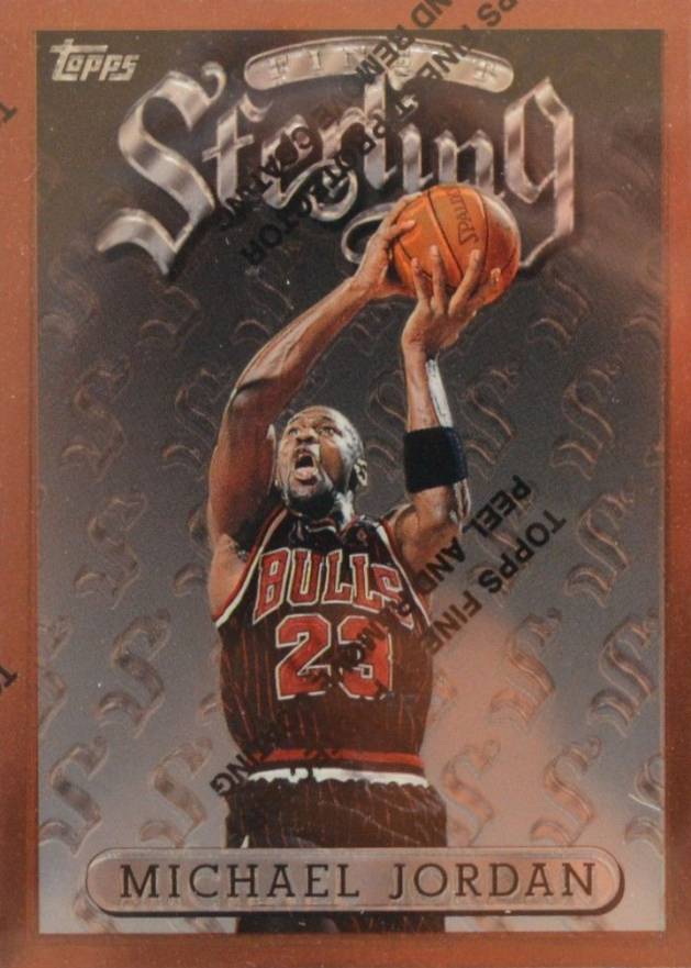 1996 Finest Michael Jordan #50 Basketball Card