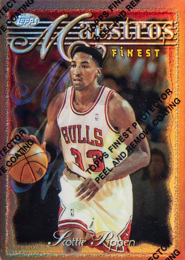1996 Finest Scottie Pippen #1 Basketball Card
