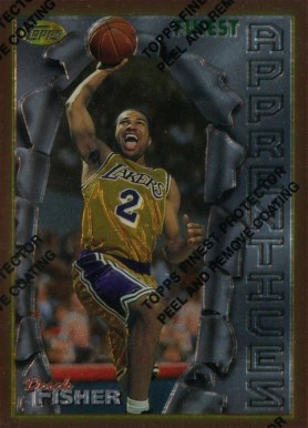 1996 Finest Derek Fisher #43 Basketball Card