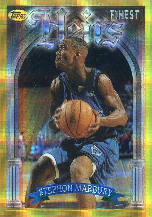 1996 Finest Stephon Marbury #287 Basketball Card