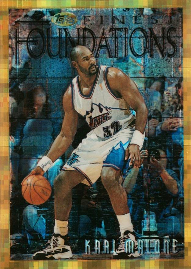 1996 Finest Karl Malone #285 Basketball Card