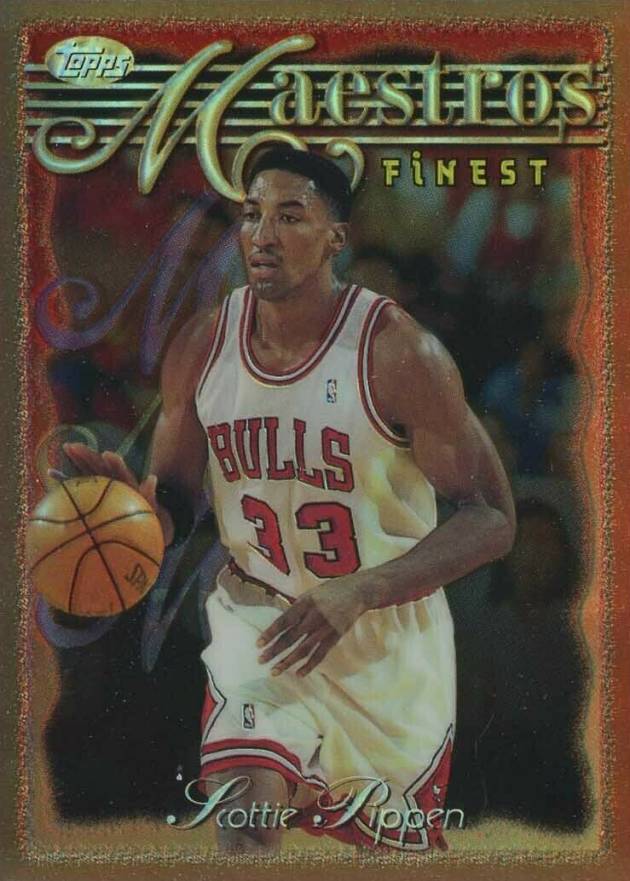 1996 Finest Scottie Pippen #1 Basketball Card