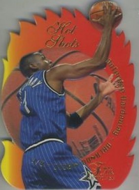 1996 Flair Showcase Hot Shots Anfernee Hardaway #4 Basketball Card