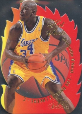1996 Flair Showcase Hot Shots Shaquille O'Neal #5 Basketball Card