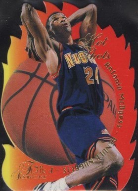 1996 Flair Showcase Hot Shots Antonio McDyess #17 Basketball Card