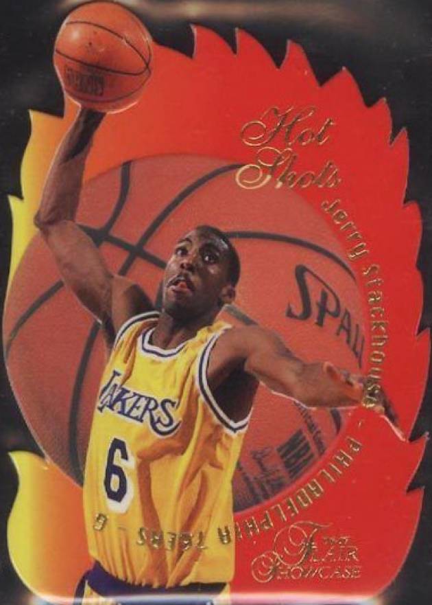 1996 Flair Showcase Hot Shots Eddie Jones #20 Basketball Card