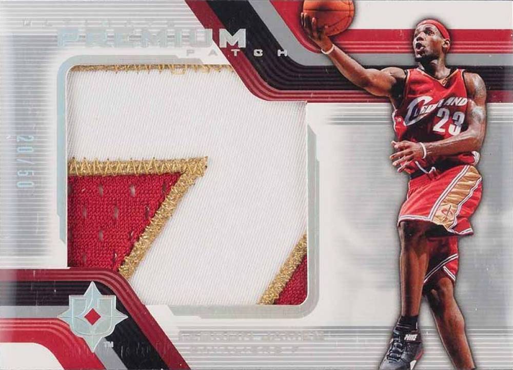 2004 Ultimate Collection Ultimate Premium Patch LeBron James #UPPLJ Basketball Card