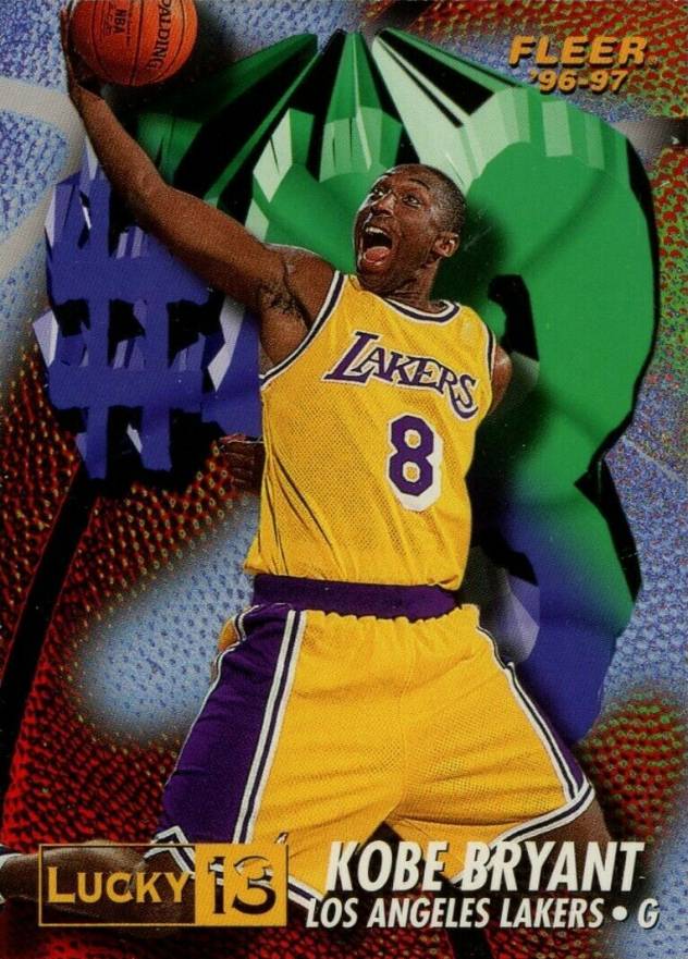 1996 Fleer Lucky 13 Kobe Bryant #13 Basketball Card