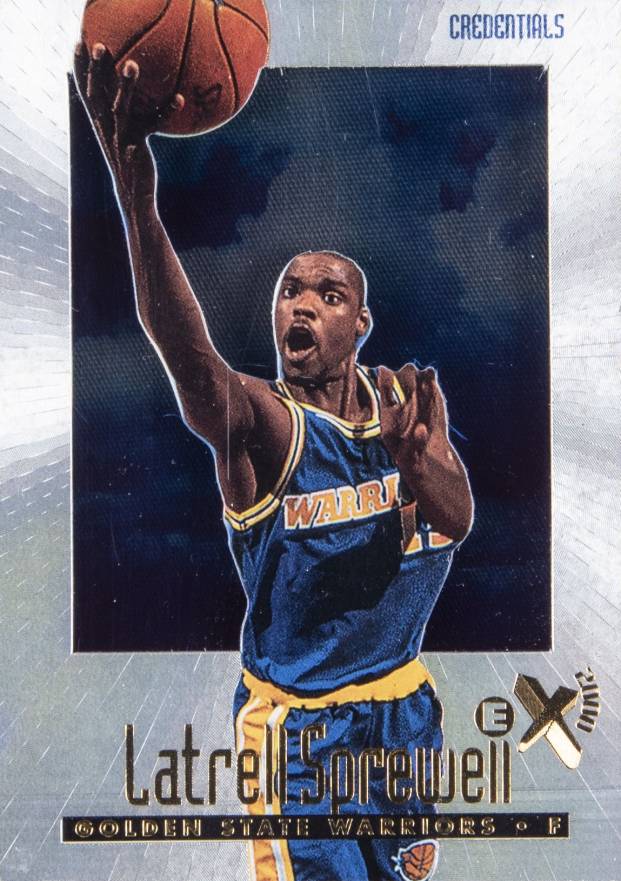1996 Skybox E-X2000 Latrell Sprewell #22 Basketball Card