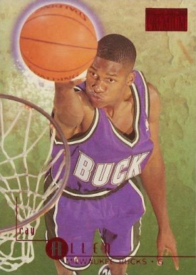 1996 Skybox Premium Ray Allen #63 Basketball Card
