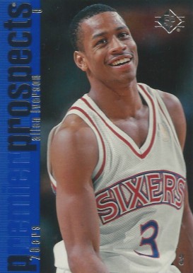 1996 SP Allen Iverson #141 Basketball Card