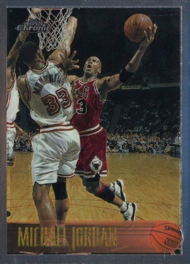 1996 Topps Chrome Michael Jordan #139 Basketball Card