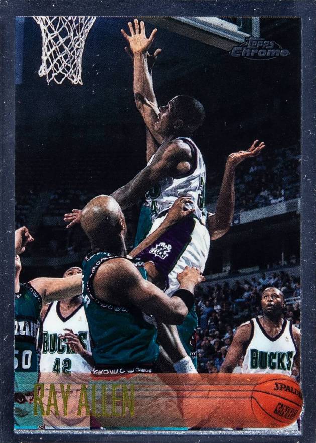 1996 Topps Chrome Ray Allen #217 Basketball Card