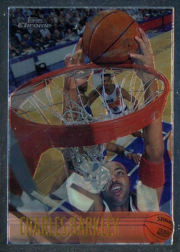 1996 Topps Chrome Charles Barkley #34 Basketball Card
