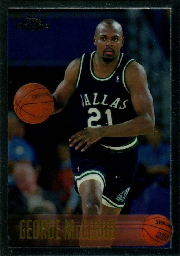 1996 Topps Chrome George McCloud #57 Basketball Card