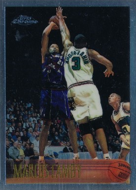 1996 Topps Chrome Marcus Camby #161 Basketball Card