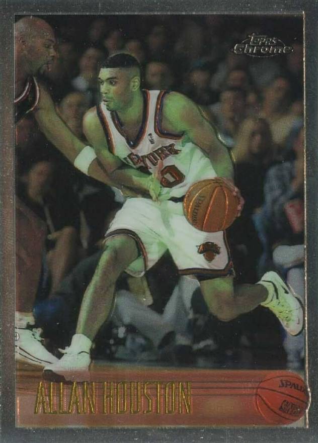 1996 Topps Chrome Allan Houston #195 Basketball Card