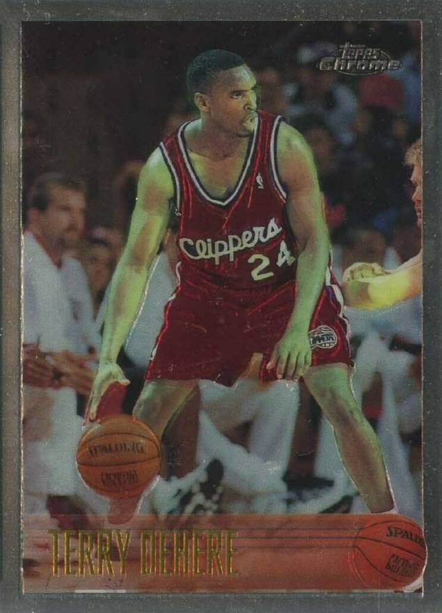 1996 Topps Chrome Terry Dehere #211 Basketball Card