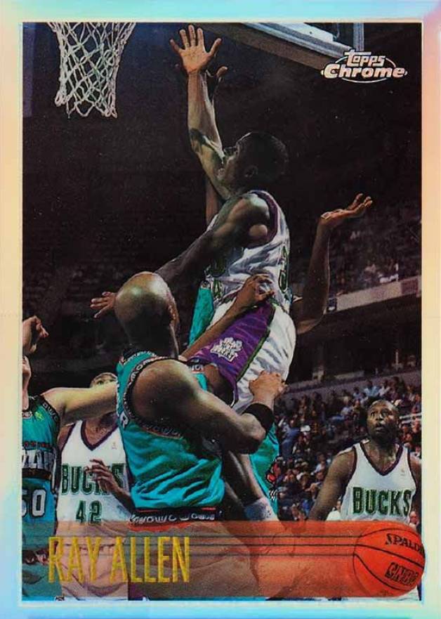 1996 Topps Chrome Ray Allen #217 Basketball Card