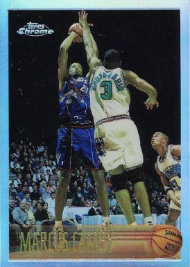 1996 Topps Chrome Marcus Camby #161 Basketball Card