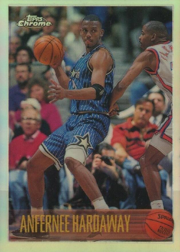 1996 Topps Chrome Anfernee Hardaway #110 Basketball Card