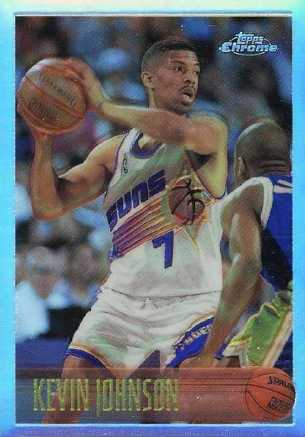 1996 Topps Chrome Kevin Johnson #175 Basketball Card