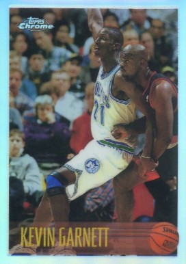 1996 Topps Chrome Kevin Garnett #45 Basketball Card