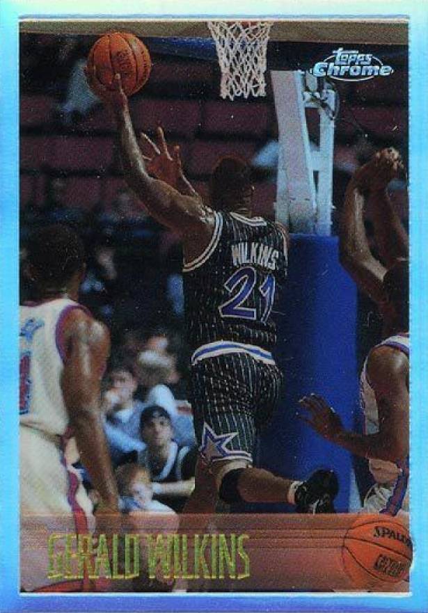 1996 Topps Chrome Gerald Wilkins #118 Basketball Card