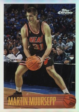 1996 Topps Chrome Martin Muursepp #160 Basketball Card