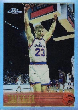 1996 Topps Chrome Tim Legler #210 Basketball Card